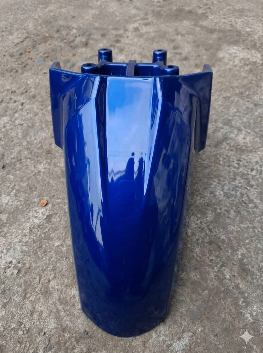 Activa 4 Hole Mudguard Blue