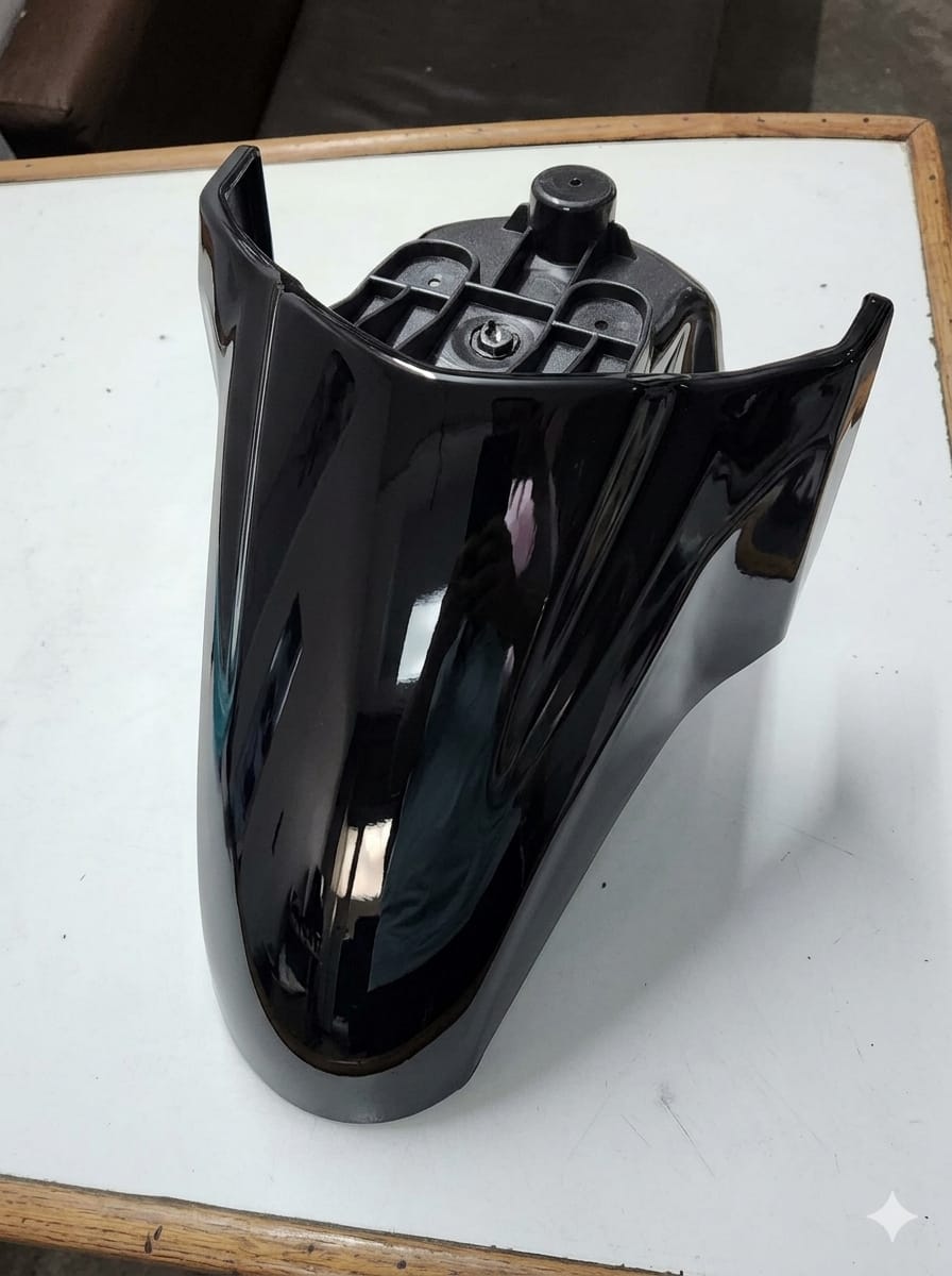 3 Hole Mudguard Black
