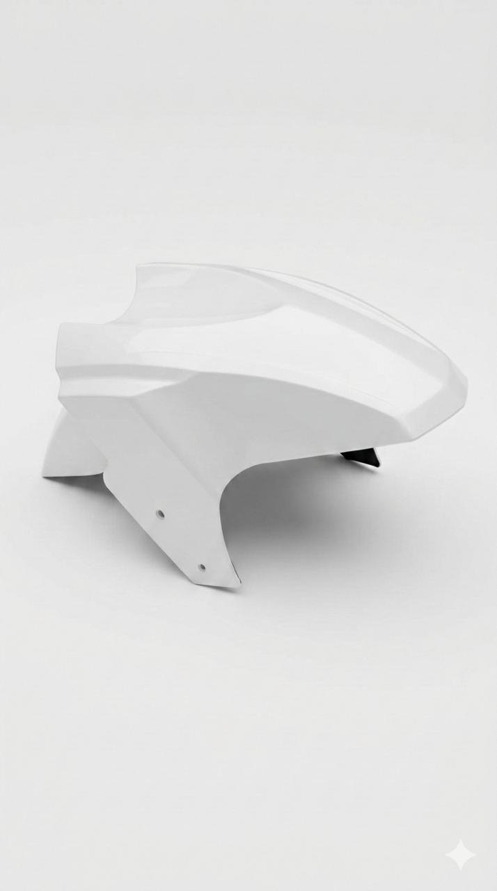 12 Inch Mudguard White