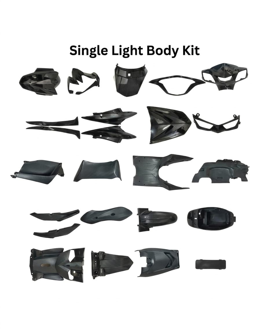 Single Light Plastic Kit Without Light