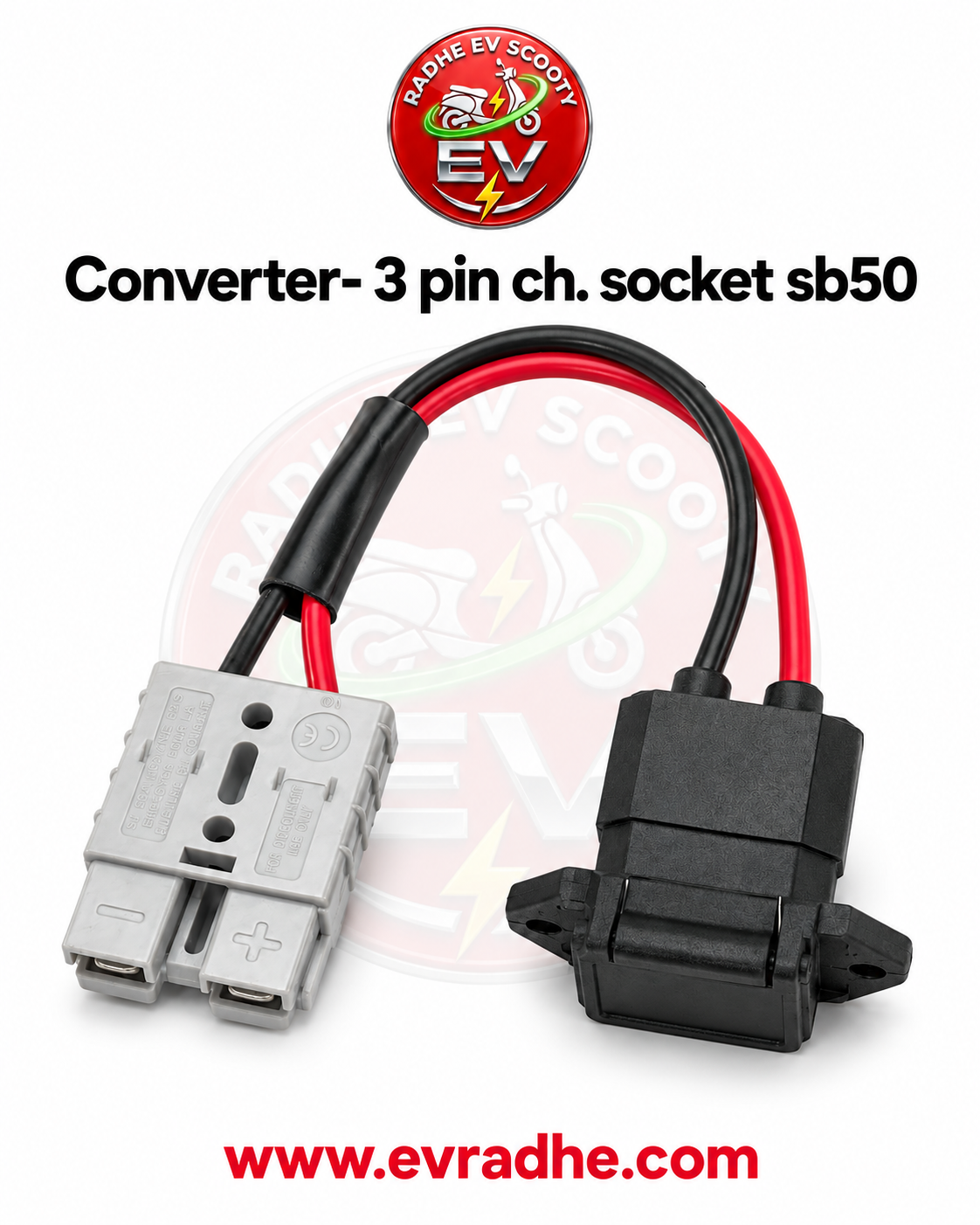 Converter- 3 pin ch. socket sb50