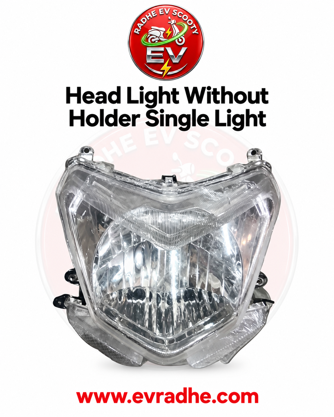 Head Light Without Holder Single Light
