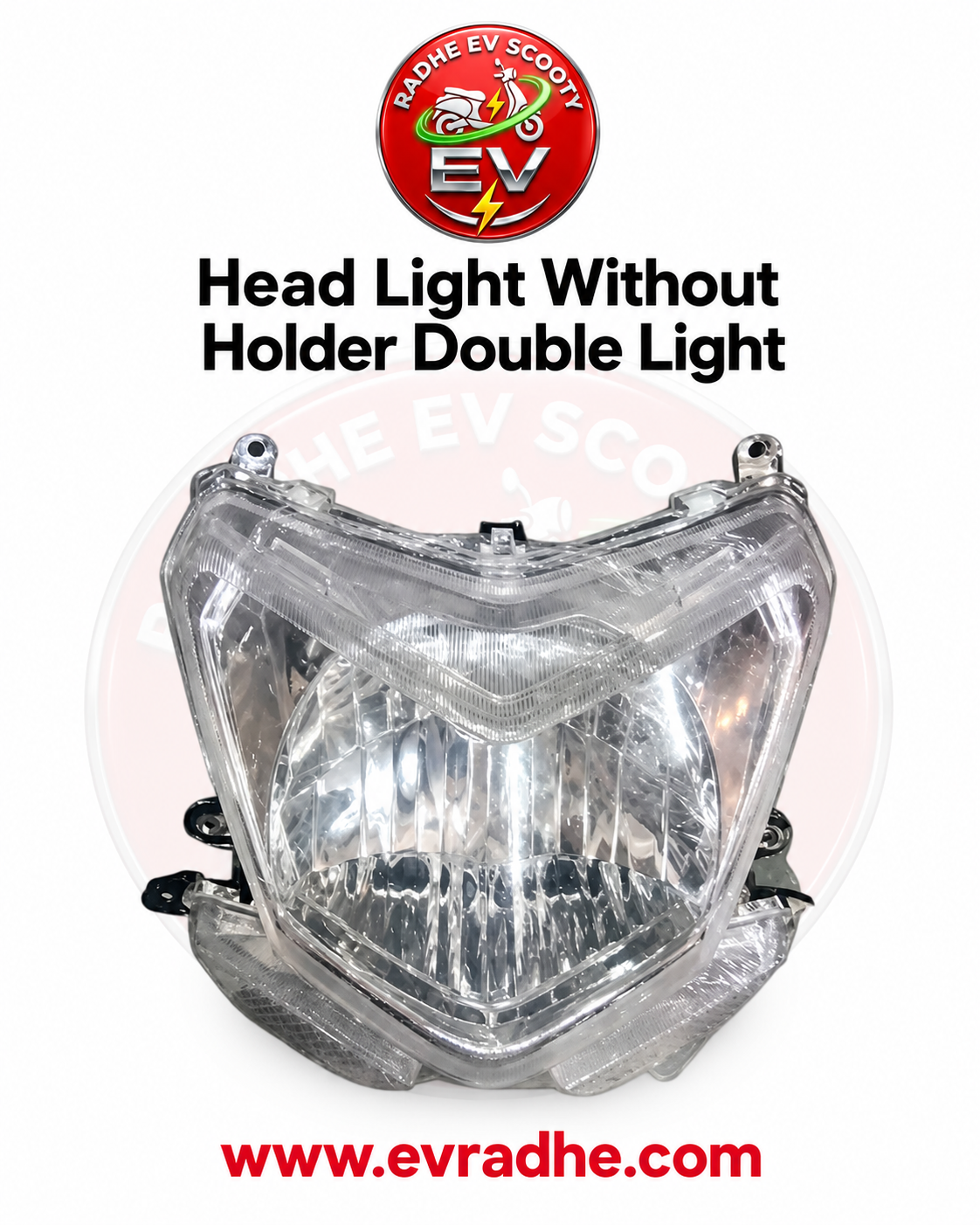 Head Light Without Holder Double Light