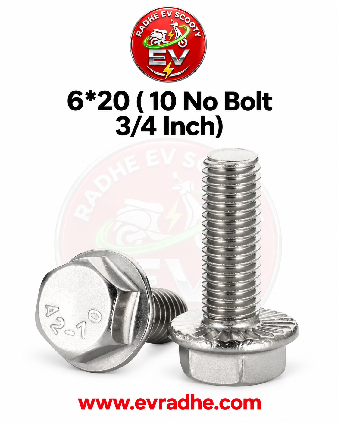 6*20 ( 10 No Bolt 3/4 Inch)