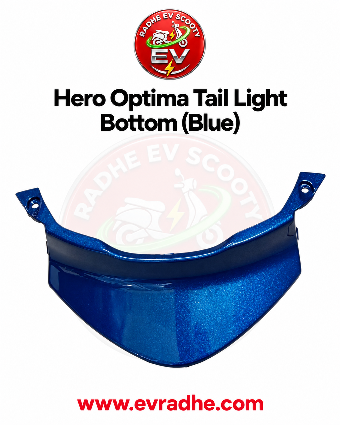 Hero Optima Tail Light Bottom (Blue)