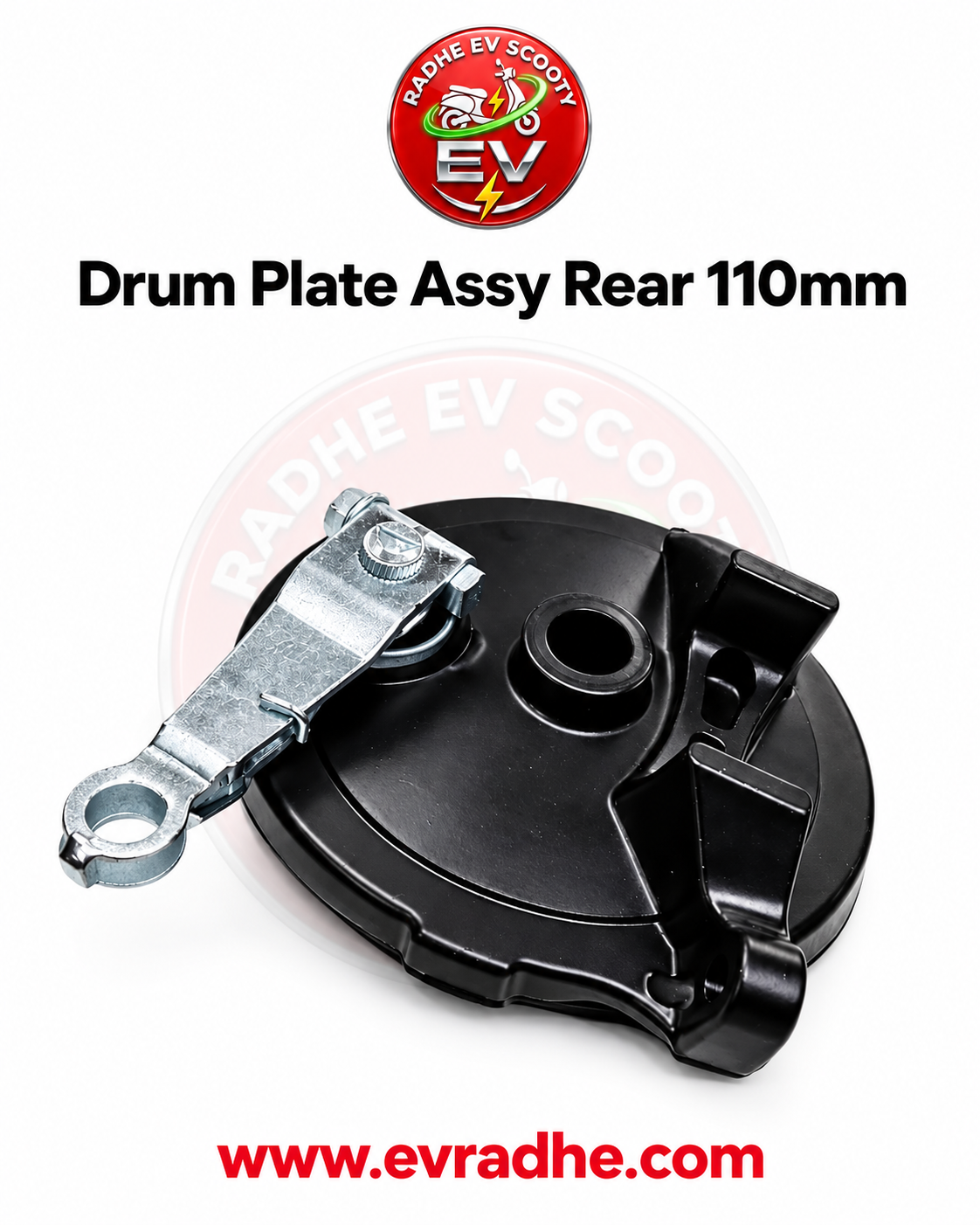 Drum Plate Assy Rear 110mm