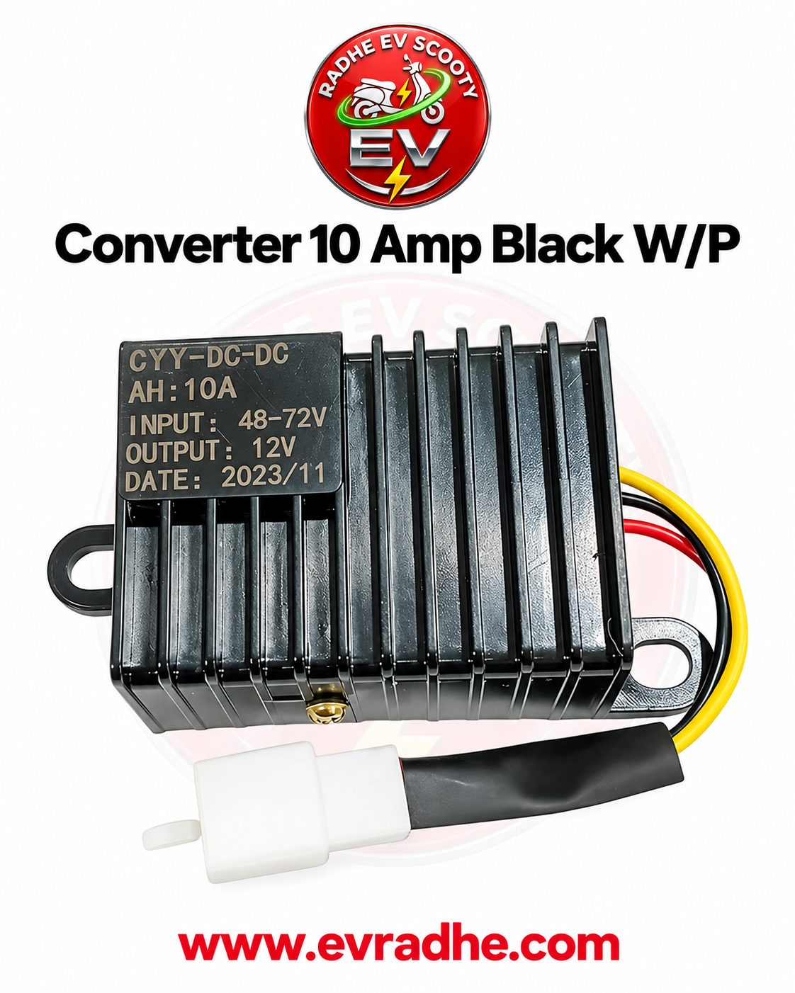Converter 10 Amp Black W/P